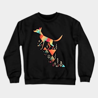 Chromatic Wolf Crewneck Sweatshirt